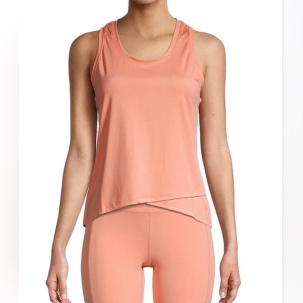 Spyder Women's Tulip-hem Tank Top In Marigold/Light Orange Size Medium